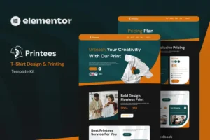 Mua Printees - T-Shirt Design & Printing Elementor Template Kit giá rẻ