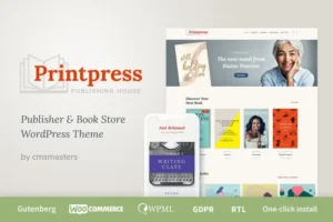 Mua Printpress - Book Publishing WordPress Theme giá rẻ