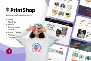 Mua Printshop - Printing Business Elementor Template Kit giá rẻ