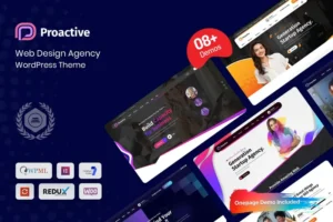 Mua Proactive - Web Design Agency WordPress Theme giá rẻ