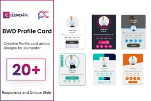 Mua Profile Card addon for elementor giá rẻ
