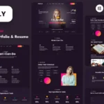 Profily – Personal Portfolios & Resume Elementor Template Kit