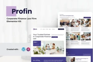 Mua Profin - Finance Law Firm Elementor Template Kit giá rẻ