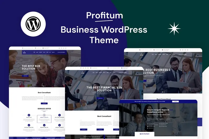 Mua Profitum - Business WordPress Theme giá rẻ