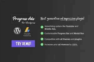 Mua Progress Ads - WordPress Adsense & Banner Plugin giá rẻ