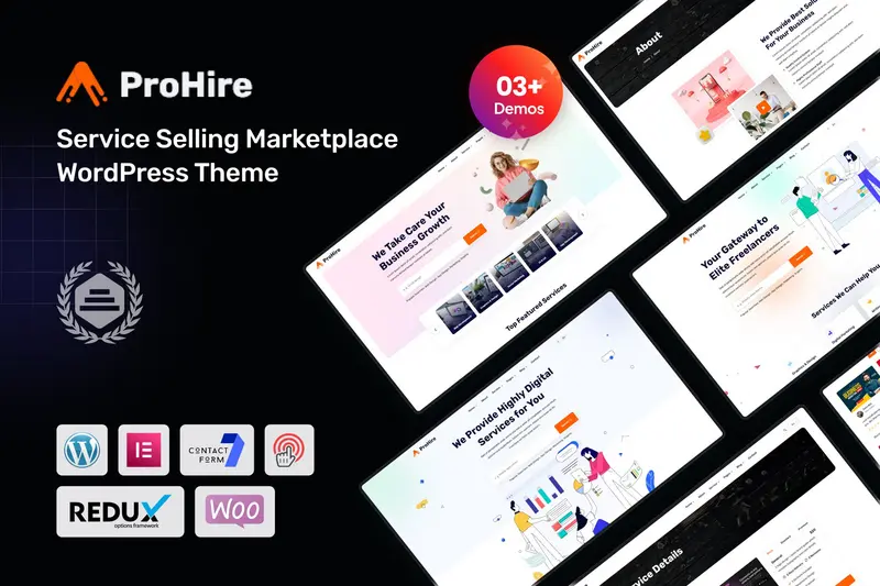 Mua Prohire - Service Selling Marketplace WordPress giá rẻ