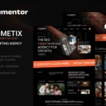 Prometix – Digital Marketing Agency Elementor Template Kit