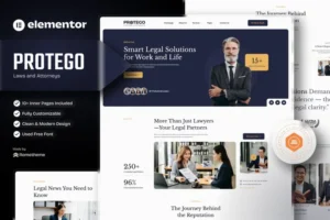 Mua Protego - Lawyers and Attorneys Elementor Template Kits giá rẻ