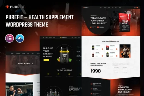 Mua Purefit - Health Supplement WordPress Theme giá rẻ