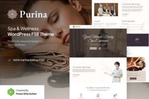 Mua Purina – Spa & Wellness FSE WordPress Theme giá rẻ