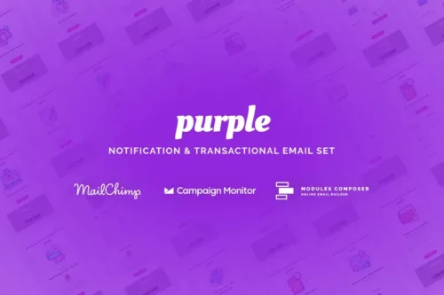 Mua Purple - Notification Email Templates giá rẻ