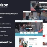 Qizon – Crowdfunding Projects Elementor Template Kit