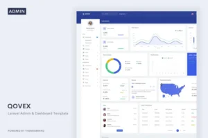 Mua Qovex - Laravel Admin & Dashboard Template giá rẻ