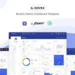 Qovex – Nodejs Admin & Dashboard Template