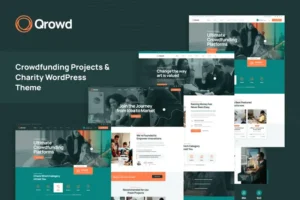Mua Qrowd - Crowdfunding Projects & Charity WordPress giá rẻ
