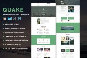 Mua Quake - Multipurpose Responsive Email Template giá rẻ
