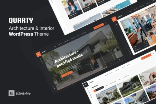 Mua Quarty - Architecture & Interior Design WordPress giá rẻ