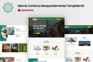 Mua Qubsh - Islamic Centre & Mosque Elementor Template Kit giá rẻ