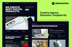 Mua Qudu - Creative Agency Elementor Pro Template Kit giá rẻ