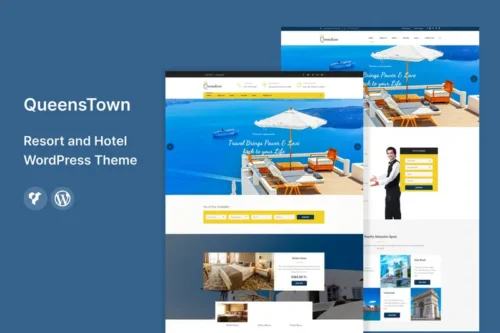 Mua QueensTown : Resort and Hotel WordPress Theme giá rẻ