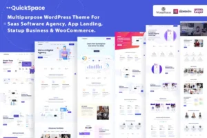 Mua QuickSpace - Multipurpose agency WordPress Theme giá rẻ
