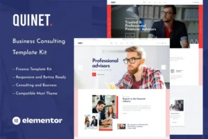Mua Quinet - Business Consulting Elementor Template Kit giá rẻ