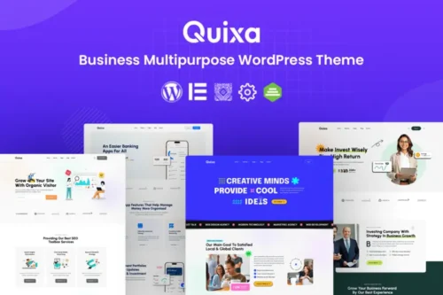 Mua Quixa – Creative Business WordPress Theme giá rẻ