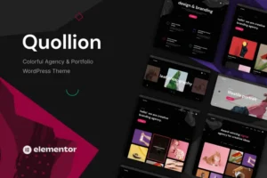 Mua Quollion - Colorful Agency & Portfolio Theme giá rẻ