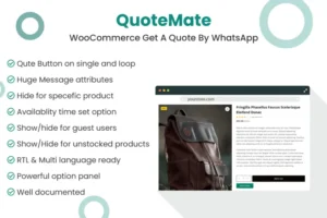 Mua QuoteMate - WooCommerce Get A Quote By WhatsApp giá rẻ