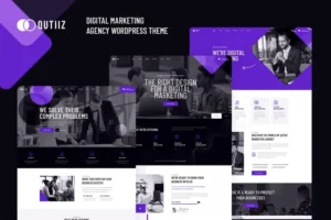 Mua Qutiiz - Digital Marketing Agency WordPress Theme giá rẻ
