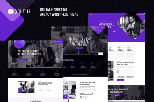 Mua Qutiiz - Digital Marketing Agency WordPress Theme giá rẻ