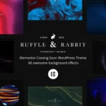 Rabbit – Elementor Coming Soon WordPress Theme