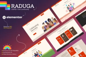 Mua Raduga - LGBTQI+ Care Community Elementor Template Kit giá rẻ