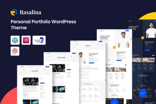 Mua Rasalina – Personal Portfolio WordPress Theme giá rẻ