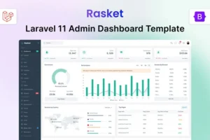 Mua Rasket - Laravel 11 Admin & Dashboard Template giá rẻ