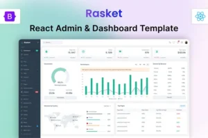 Mua Rasket - React Admin Dashboard Template giá rẻ