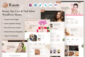 Mua Rasm – Beauty Spa Care & Nail Salon WordPress Them giá rẻ