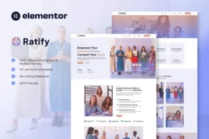 Mua Ratify - Feminine Business Coaching Elementor Template Kit giá rẻ
