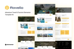 Mua Ravelio - Adventure Travel & Tourism Elementor Template Kit giá rẻ