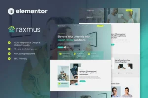 Mua Raxmus - Smart Home Automation Elementor Template Kit giá rẻ