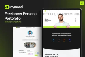 Mua Raymond - Freelancer Personal Portofolio Elementor Template Kit giá rẻ