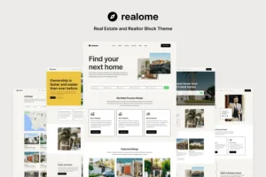 Mua Realome - Real Estate and Realtor Block Theme giá rẻ