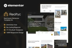 Mua Realtyc - Real Estate Elementor Template Kit giá rẻ