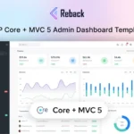 Reback – ASP Core + MVC 5 Admin Dashboard Template