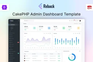 Mua Reback - CakePHP Admin & Dashboard Template giá rẻ