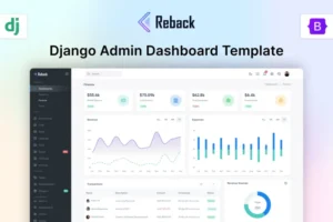 Mua Reback - Django Admin & Dashboard Template giá rẻ