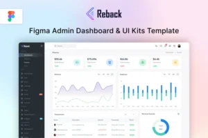 Mua Reback – Figma Admin & Dashboard Template giá rẻ