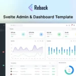 Reback – Svelte Admin & Dashboard Template