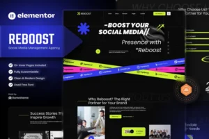 Mua Reboost - Digital Marketing Agency Elementor Template Kit giá rẻ