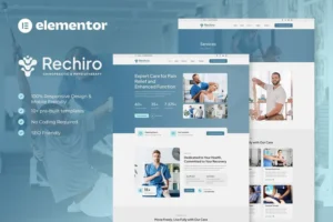 Mua Rechiro - Chiropractic & Physiotherapy Elementor Template Kit giá rẻ
